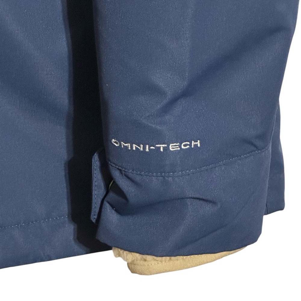 Columbia NWT Nocturnal Blue Tan Sherpa Drop Ridge 3-in-1 Interchange Jacket - Picture 13 of 15